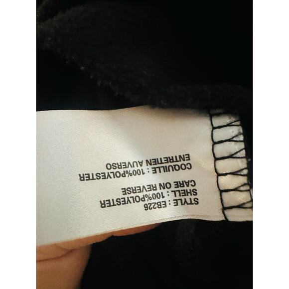 EDDIE BAUER Black Men’s 1/2 Zip Up Microfleece Evan Williams Logo Jacket sz XL - Picture 9 of 9